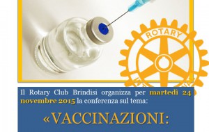 Vaccinazioni: pro e contro: martedì 24 incontro organizzato dal Rotary Club