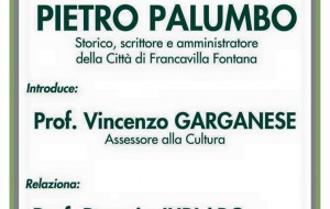 Francavilla Fontana commemora lo scrittore Pietro Palumbo