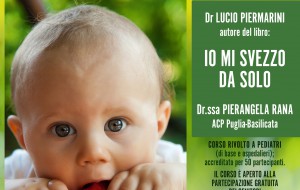 Sabato 12 corso su “Alimentazione complementare tra tradizione e innovazione”