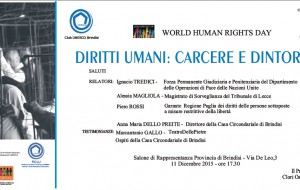 Diritti umani e carceri: se ne discute a Brindisi con il Club Unesco