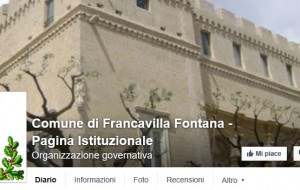 Nasce su Facebook la pagina istituzionale del Comune di Francavilla Fontana