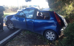 Pauroso incidente sulla Mesagne-S. Pietro: in ospedale 52enne di Brindisi