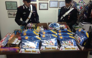 Sequestrati 30 Kg di botti di capodanno: due denunce