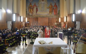 Ostuni: i Vigili del Fuoco e i Marinai festeggiano Santa Barbara