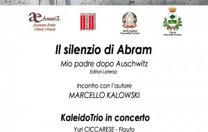 Giornata della Memoria: a Francavilla “Il silenzio di Abram mio padre dopo Auschwitz”