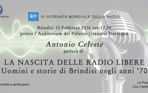 World Radio Day: Unesco e Antonio Celeste raccontano le radio libere nella Brindisi degli anni 70