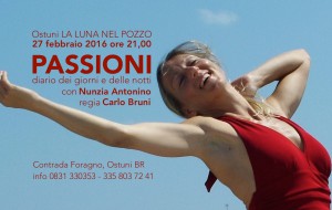Sabato 27 “Passioni” a La Luna nel Pozzo