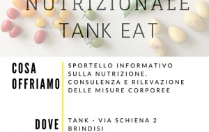 Arriva Tank Eat: orientamento e consulenza nutrizionale