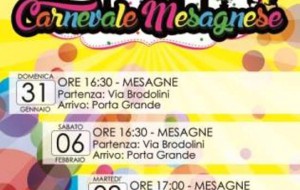 Domani ritornano per le strade  i carri del Carnevale Mesagnese