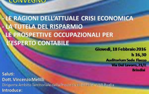 Al “Carnaro-Marconi-Flacco-Belluzzi” convegno su crisi economica e tutela del risparmio