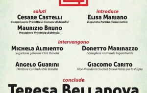 Riprendiamoci il futuro: filo diretto Brindisi-Governo. Domani iniziativa PD
