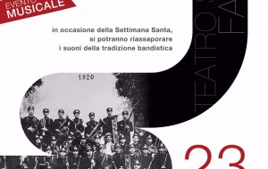 Suoni di Pasqua: al Teatro Sociale di Fasano “L’antica tradizione bandistica dei Misteri”