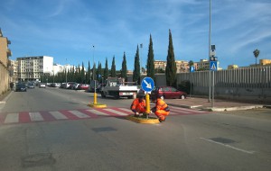 Dissuasori manomessi e segnaletica divelta: interviene la Brindisi Multiservizi