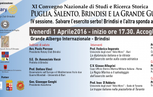 La Puglia, il Salento, Brindisi e la Grande Guerra: venerdì 1 convegno a Brindisi