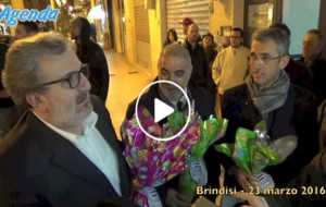 Michele Emiliano alla Pasqua Solidale della New Basket Brindisi: il video