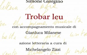 A San Vito si presenta la raccolta di versi “Trobar leu” di Simone Giorgino