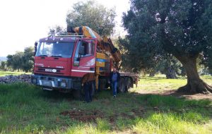 Recuperato camion con gru rubato sabato notte