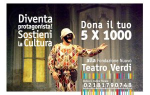 Dona il 5 per mille al Nuovo Teatro Verdi di Brindisi