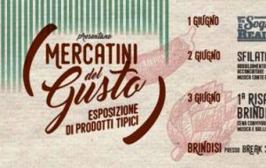 I Mercatini del gusto: a Brindisi la tre giorni della cucina tra cultura e spettacolo