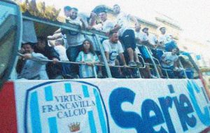 La Virtus Francavilla promossa in LegaPro: le immagini della festa