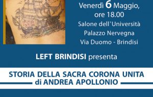 Si presenta il libro “Storia della sacra corona unita” di Andrea Apollonio