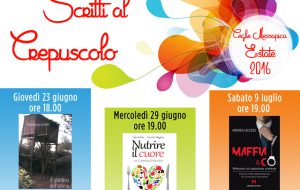 Al via “Libriamo – Scritti al Crepuscolo”, tre serate estive ed itineranti