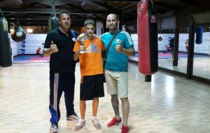 Il giovane Dovizioso ai campionati europei Schoolboys di Zagabria