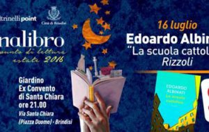 Il vincitore del Premio Strega a Brindisi. Edoardo Albinati presenta “La scuola cattolica”