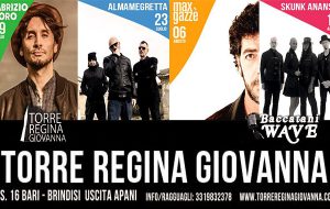 Tutto il programma del Baccatani Wave 2016: anche Skunk Anansie e Max Gazzè a Torre Regina Giovanna
