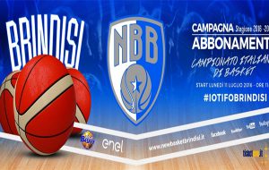New Basket Brindisi: da oggi abbonamenti in libera vendita