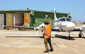 Emergenza mediterraneo: un Cessna 40 lettone dislocato all’Aeroporto militare di Brindisi