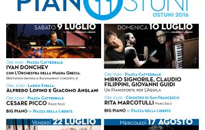 Al via PianOstuni, il festival con la partecipazione di Ezio Bosso e Michael Nyman