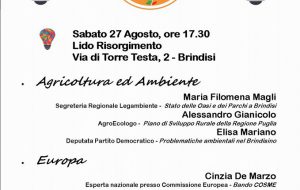 GD Provincia di Brindisi: Il programma dell’ultima giornata della Summer School