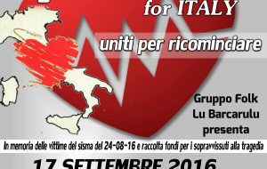 Apuliafolk for Italy: sabato ad Ostuni Concerto di beneficenza per vittime del sisma del 24 Agosto