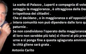 Carito: “se esiste una maggioranza che provi a governare. Altrimenti si ritorni alle urne”