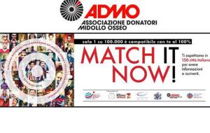 Match it Now: al via la prima edizione della settimana per la donazione del midollo osseo