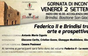 Medieval Fest: domani presentazione libro su Federico II