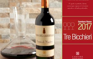 A Cantine Paololeo i tre bicchieri del Gambero Rosso per il Passo del Cardinale 2014