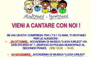 Cantiamo Insieme: il Corto “Incanto di Voci” apre i battenti per le audizioni