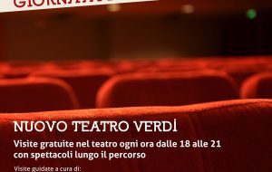 Teatri Aperti il 22 Ottobre: il Verdi aderisce con un programma di visite-spettacolo gratuite