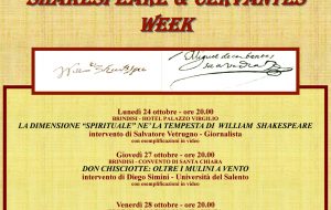 Shakespeare e Cervantes per la Giornata Mondiale della Polio