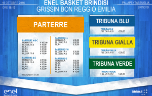 Brindisi-Reggio Emilia: da oggi biglietti in vendita
