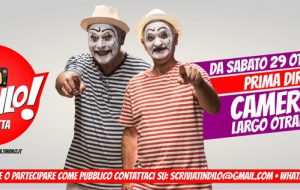 Tindilo se ne va in diretta: primo appuntamento Sabato 29 dalle 18:30 a Camera a Sud