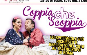 “Coppia che scoppia” apre la stagione del Teatro Kopó Brindisi