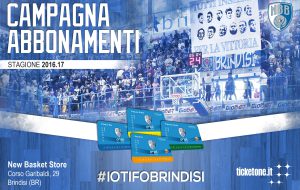 Dopo il successo contro Trento riapre la campagna abbonamenti #IOTIFOBRINDISI