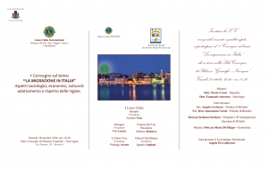 I Lions organizzano convegno su “Migrazione in Italia”