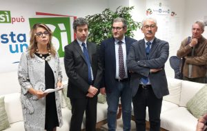 Il ministro della Giustizia Andrea Orlando in visita al “Comitato BrindiSi può”