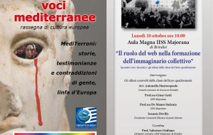 Voci Mediterranee: si chiude al Majorana con “il ruolo del web nella formazione dell’immaginario collettivo