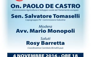 Riforma costituzionale: un protagonismo nuovo in Europa. Ne discutono l’europarlamentare De Castro e il senatore Tomaselli
