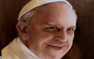 Alunna del Liceo Artistico di Brindisi realizza e consegna il ritratto al Papa